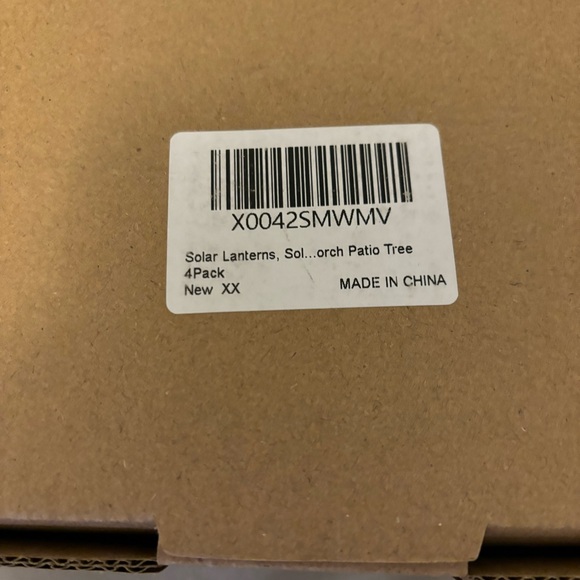 Outdoor Solar Lanterns - 4 Pack - Picture 9 of 13